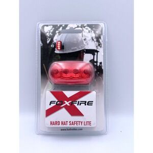 Foxfire Hard Hat Safety Lite Red 4-LED Weather Resistant EHHL-R